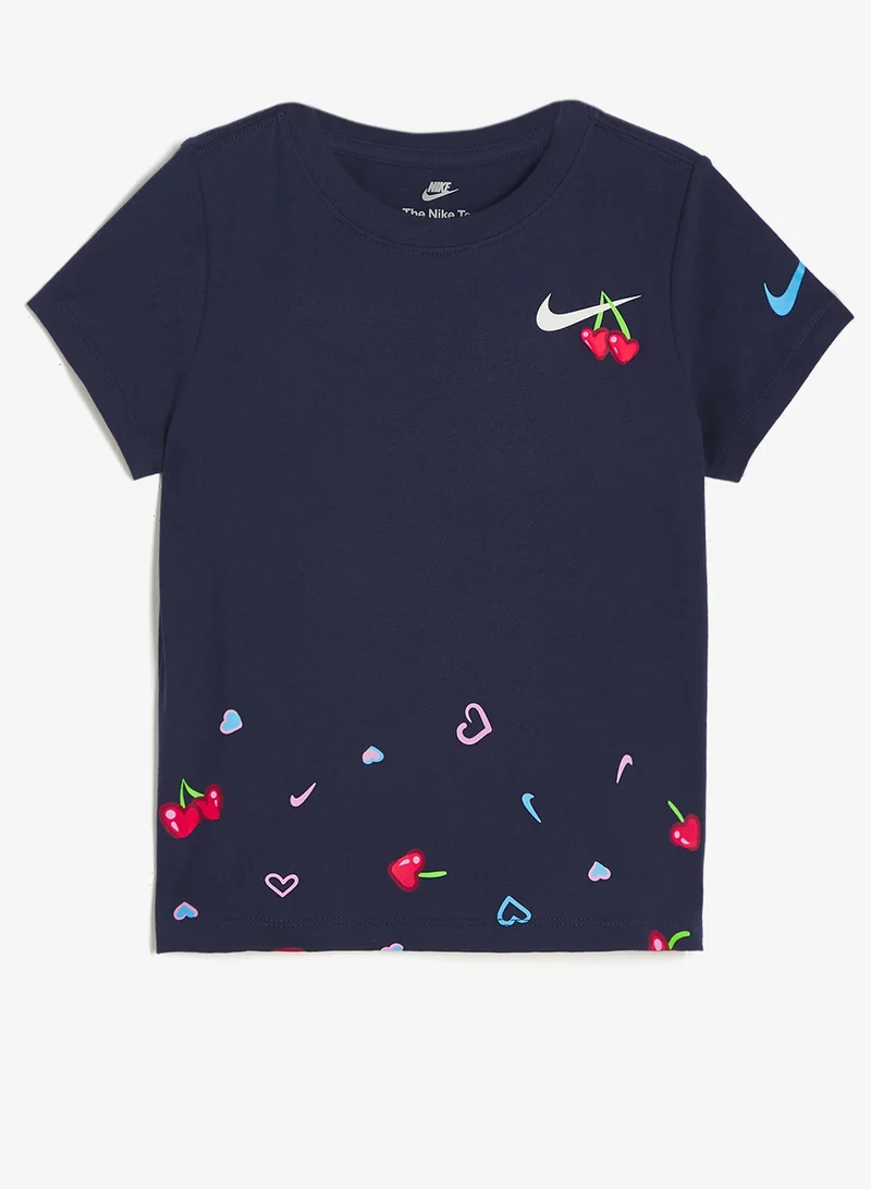 نايكي تيشيرت أطفال بطبعة كرز